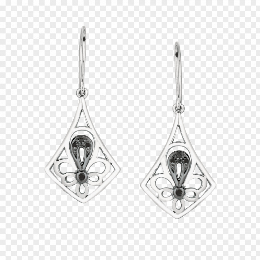 Silver Earring Body Jewellery PNG