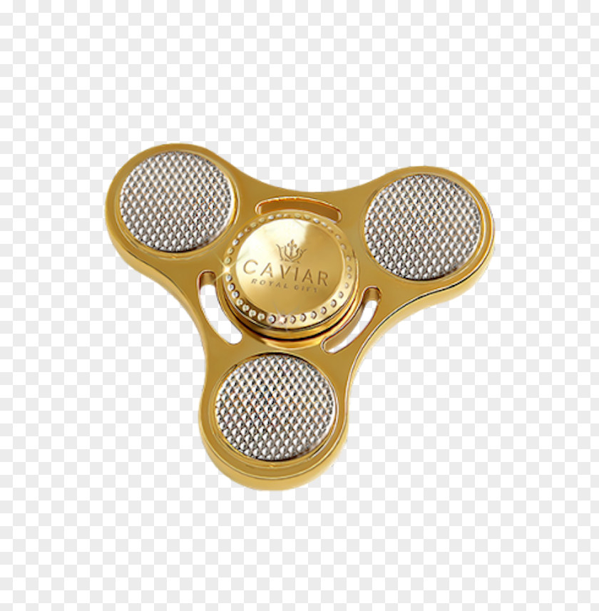 Wisdom Park Fidget Spinner Gold Plating Toy Fidgeting PNG