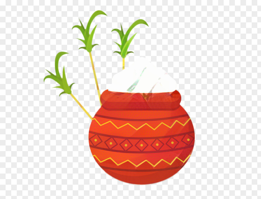 Ceramic Flowerpot Fruit Cartoon PNG