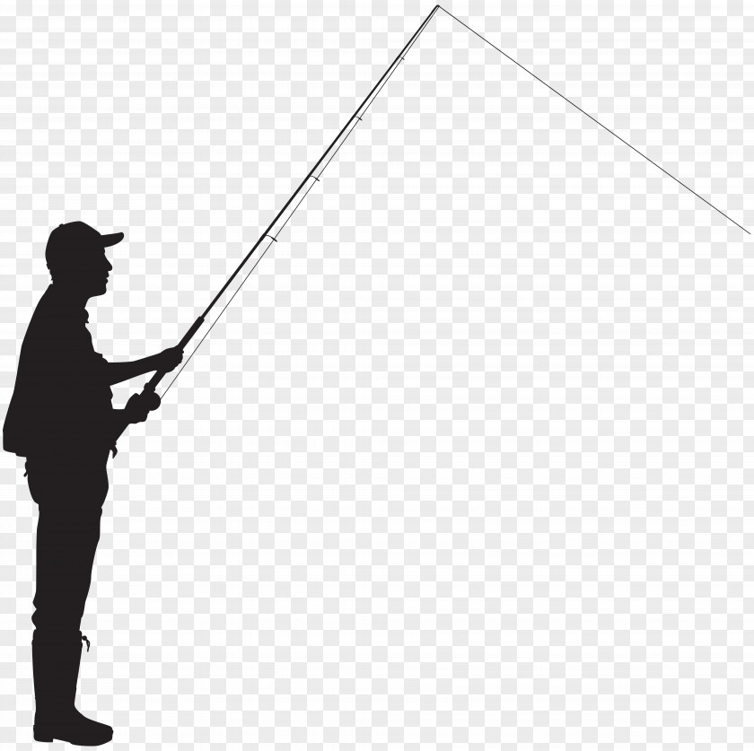 Fisherman Silhouette Clip Art Image Fishing PNG