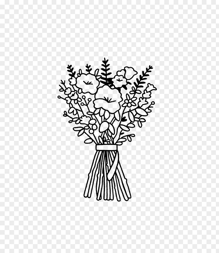 Funeral Bouquet Drawing Illustration Line Art Flower Clip PNG