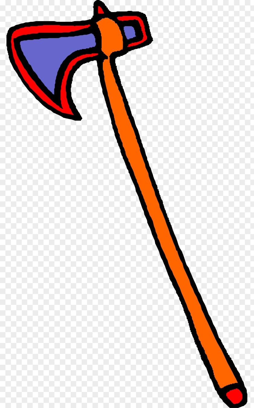 Hand Painted Ax Axe Clip Art PNG