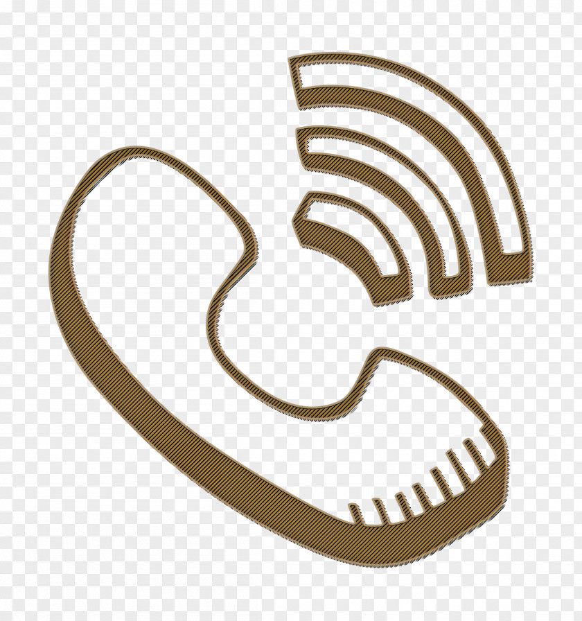 Logo Ear Hand Drawn Icon Social Viber PNG