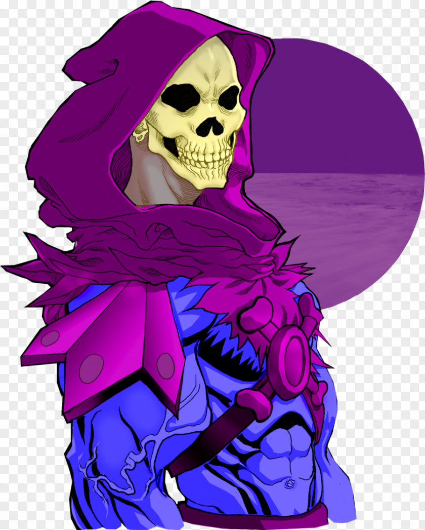 Skull Skeletor Cartoon Supervillain Drawing PNG