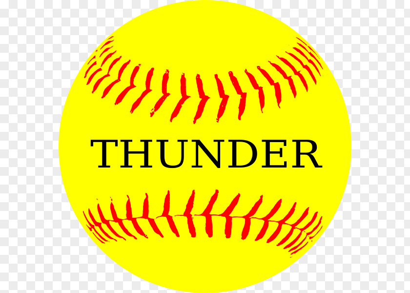 Thunder Fastpitch Softball Baseball Clip Art PNG