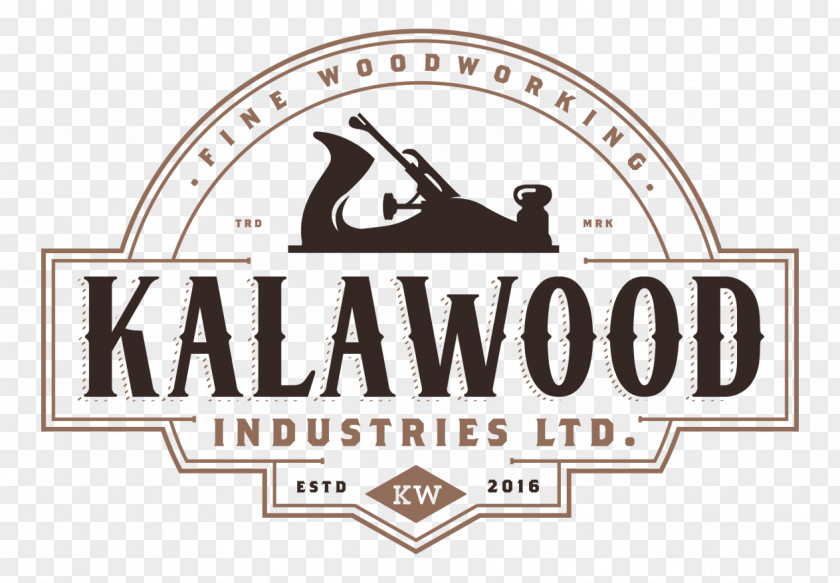 Wood Kalawood Industries Ltd. Logo Solid Butcher Block PNG