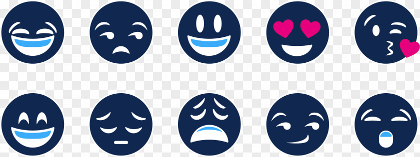 Blue Expression Emoji Emoticon Euclidean Vector PNG