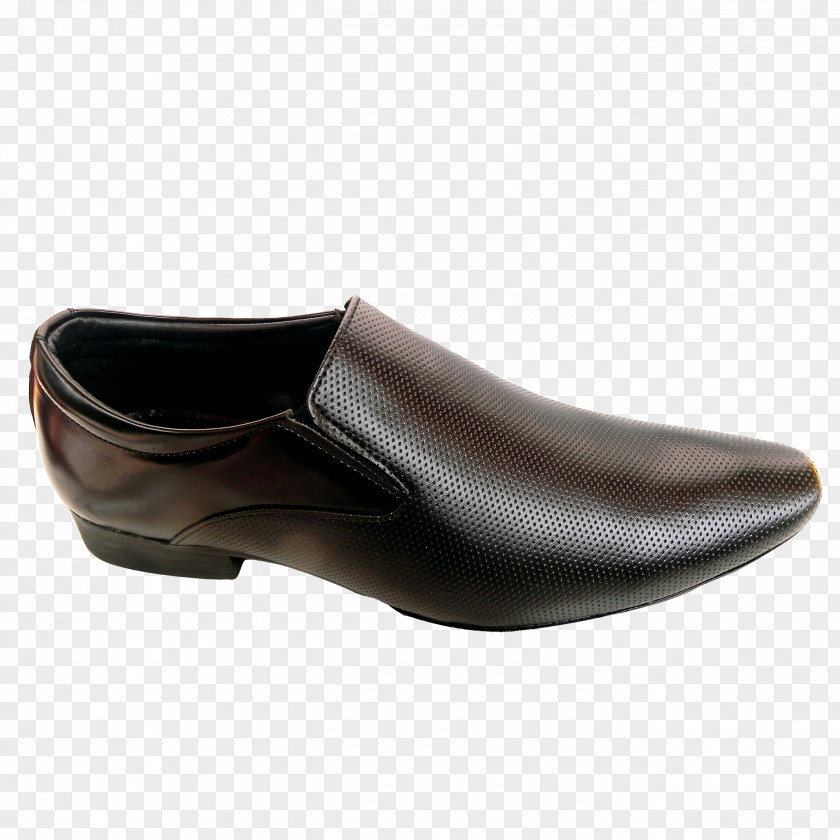 Carved Leather Shoes Slip-on Shoe PNG
