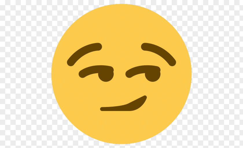 Emoji Smirk Discord Emoticon Smile PNG