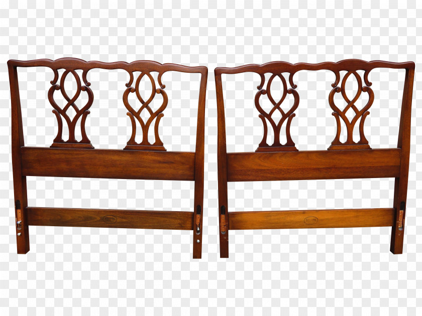 Mahogany Chair Headboard Furniture Table Chairish PNG