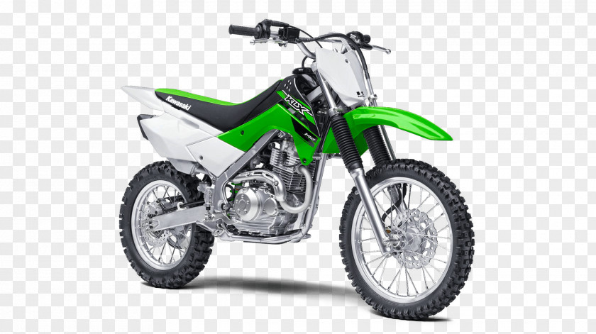 Motorcycle Kawasaki KLX 140L Motorcycles Single-cylinder Engine Off-roading PNG