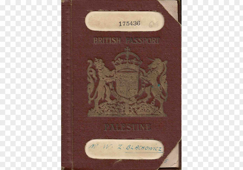 Passport Second World War State Of Palestine Mandatory Palestinian Authority PNG