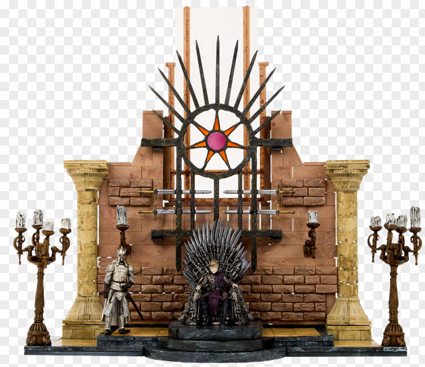Throne ROOM Iron Construction Set McFarlane Toys Television PNG