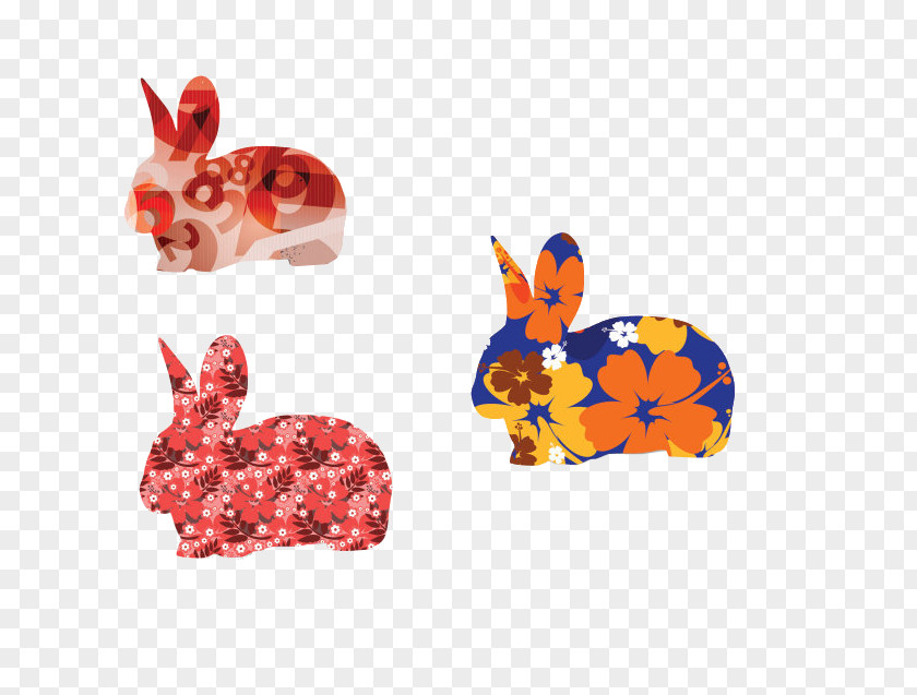Creative Rabbit Clip Art PNG