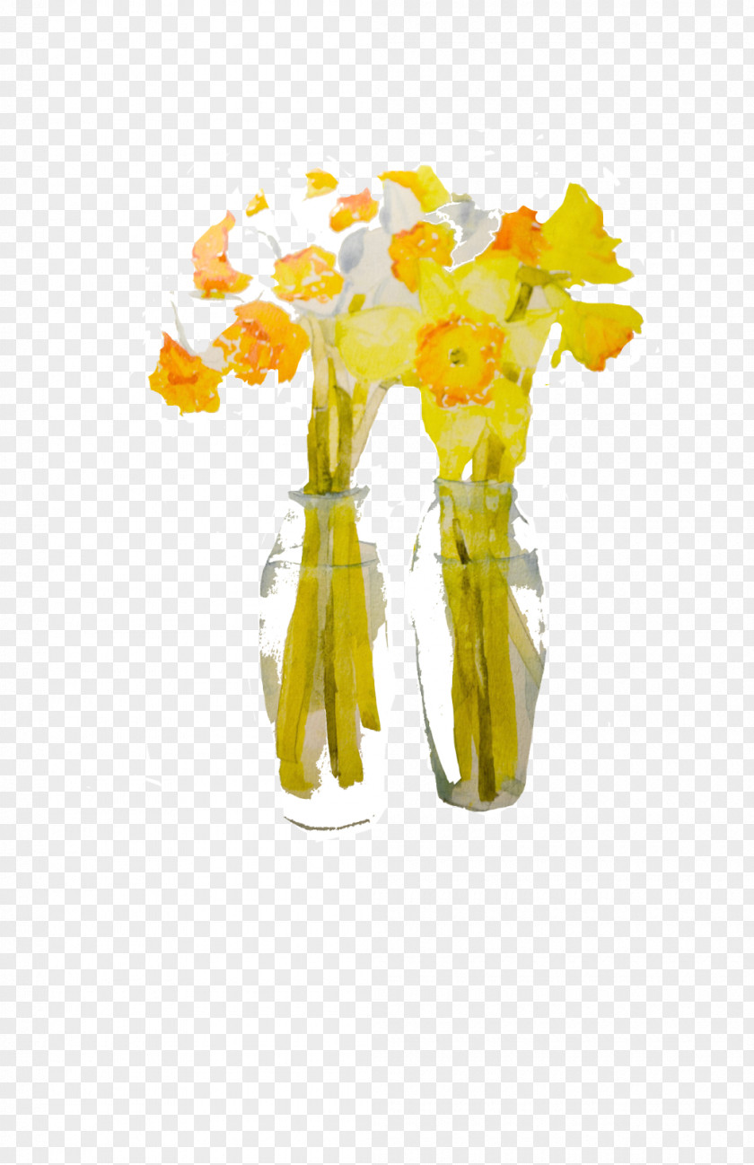 Daffodil Cut Flowers Floral Design Flower Bouquet PNG