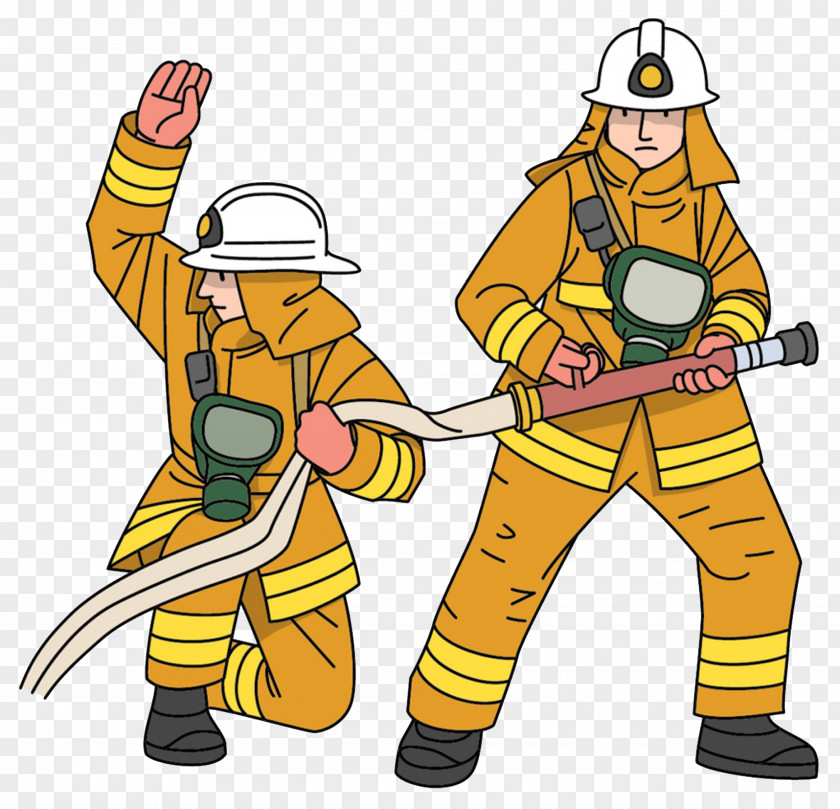 Firefighters Cartoon Creative Firefighter Fire Department Royalty-free Clip Art PNG