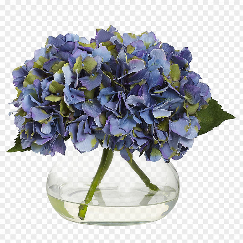 Hydrangea French Vase Artificial Flower Silk PNG