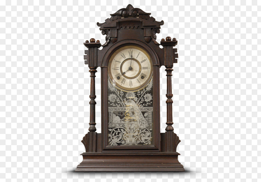 Battery Operated Wall Clocks Clock Black/White Tic Toc Shop Antique Furniture PNG