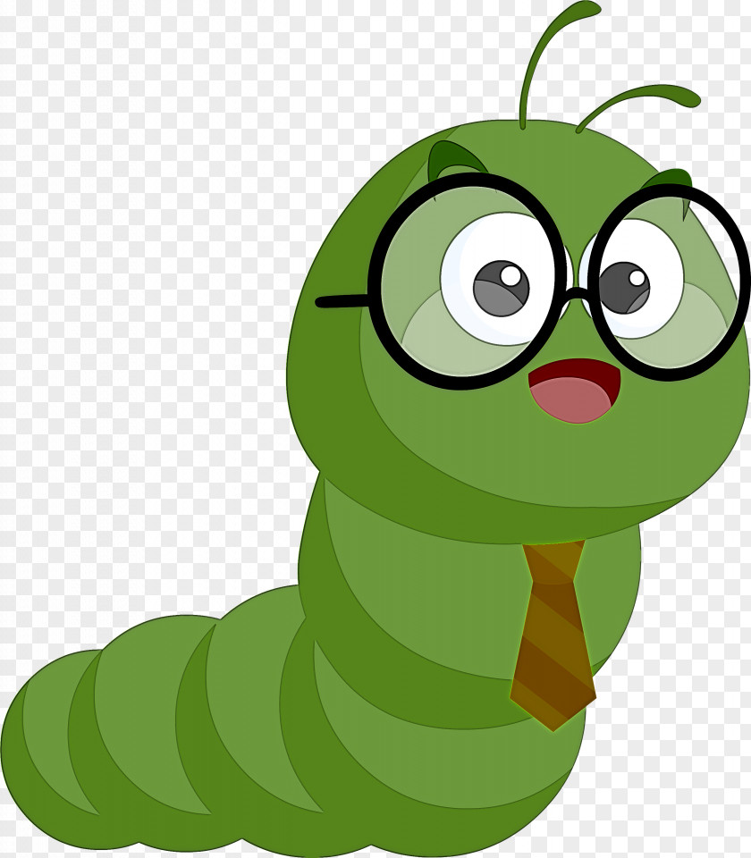 Caterpillar Green Cartoon Insect Larva PNG