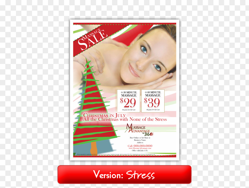 Marketing Flyer Web Design Massage Location PNG