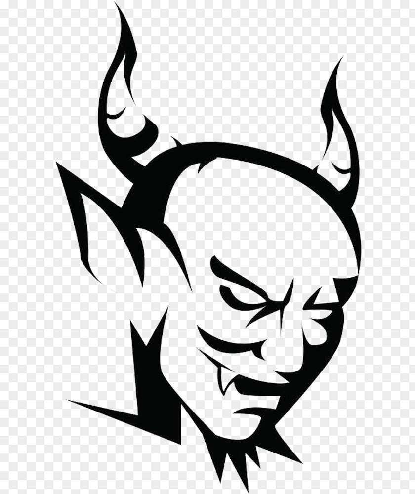 Black And White Satan Devil Satanism Symbol PNG
