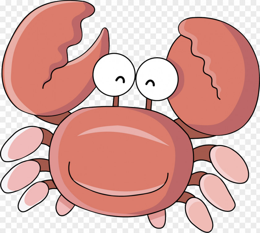 Cute Cartoon Crab PNG