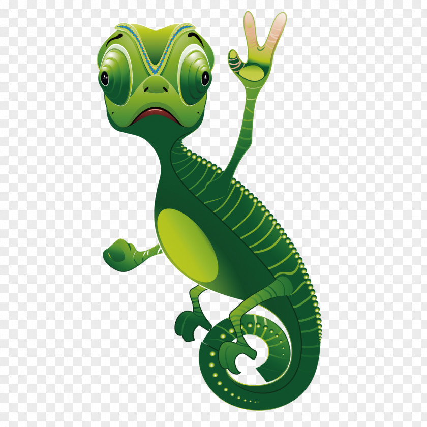 Cute Cartoon Lizard Computer File PNG