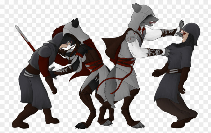 Fox Gray Wolf Foxy Assassin Werewolf Horse PNG