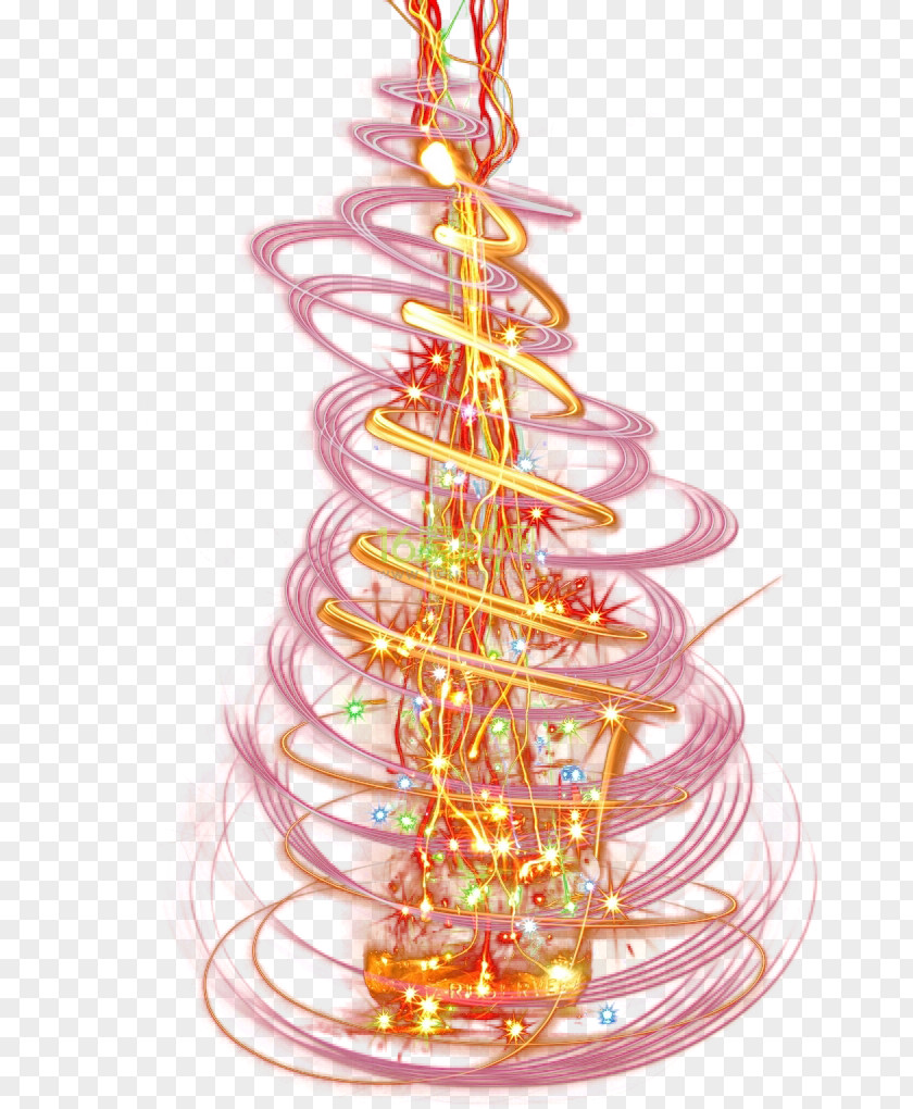 Glare Christmas Tree Light Color PNG
