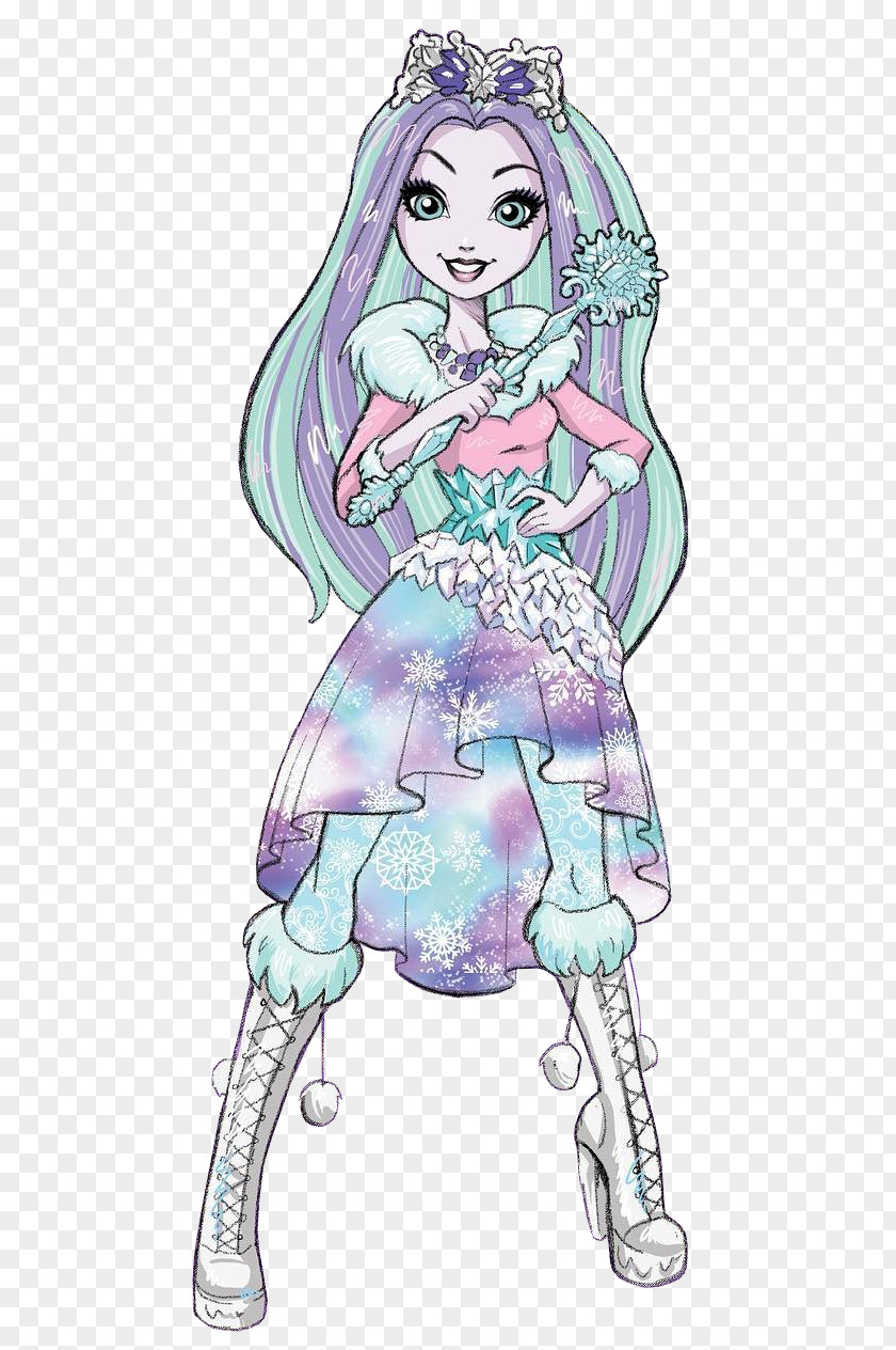 Ever After High Epic Winter Winter: A Wicked Snow Day Doll Monster PNG