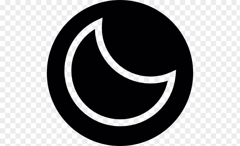 Moon Lunar Phase Symbol Crescent PNG