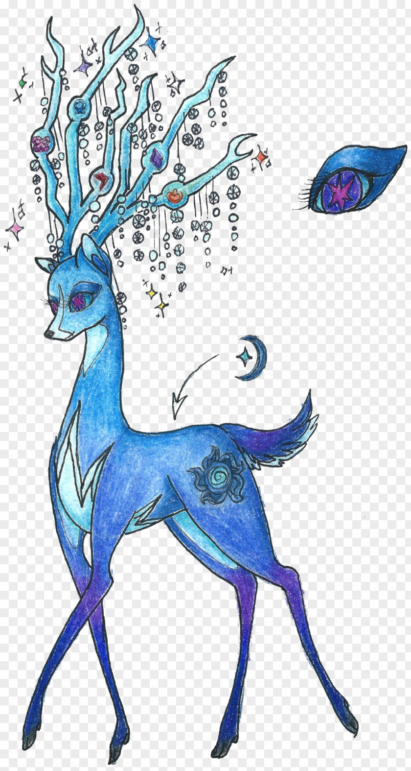 Reindeer Pony DeviantArt Tree Drawing PNG