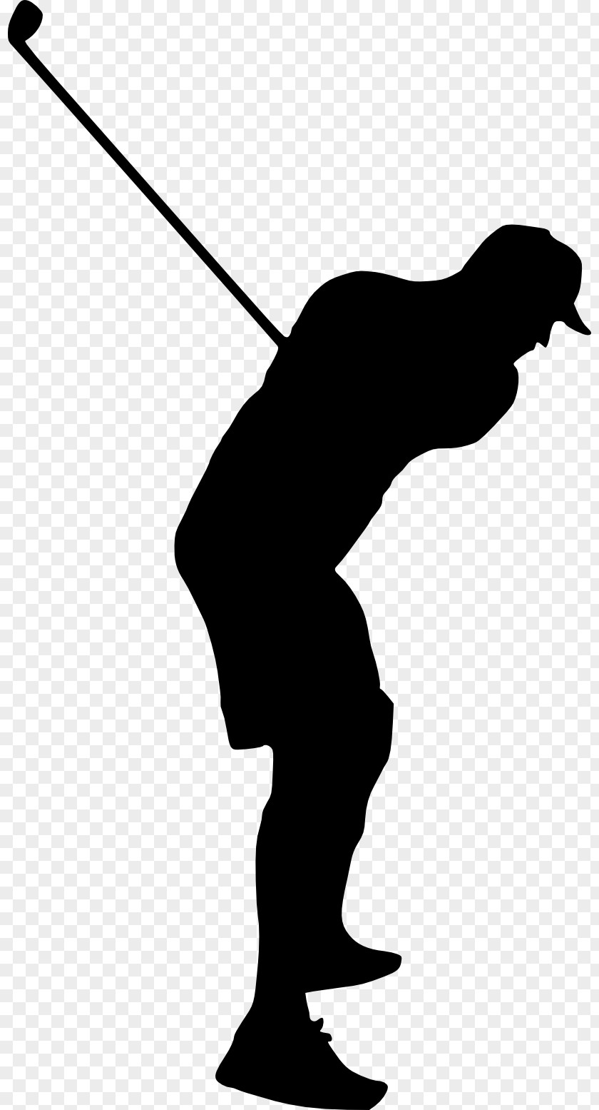 Silhouette Golf Clip Art PNG