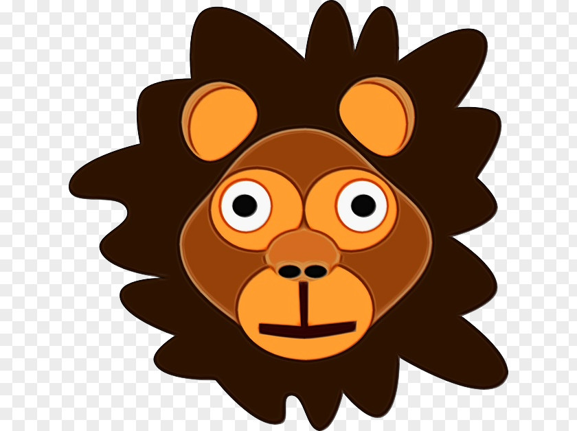 Smile Snout Lion Drawing PNG