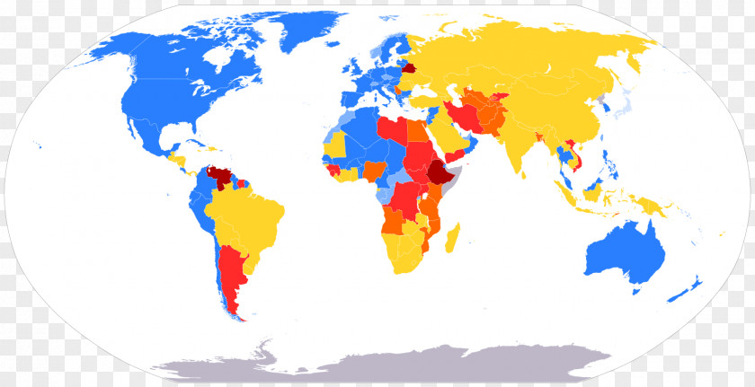 World Map United Nations Convention Against Corruption Country States PNG
