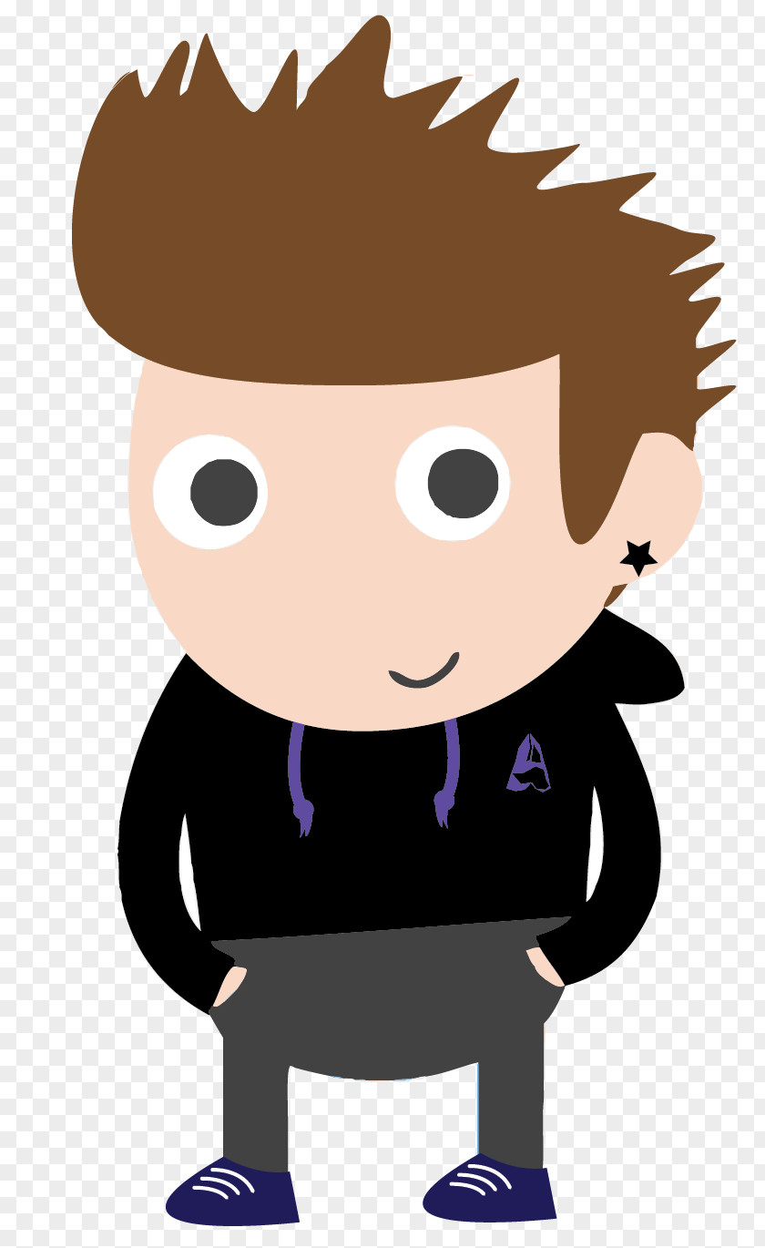 Cool Youth Cartoon Clip Art PNG