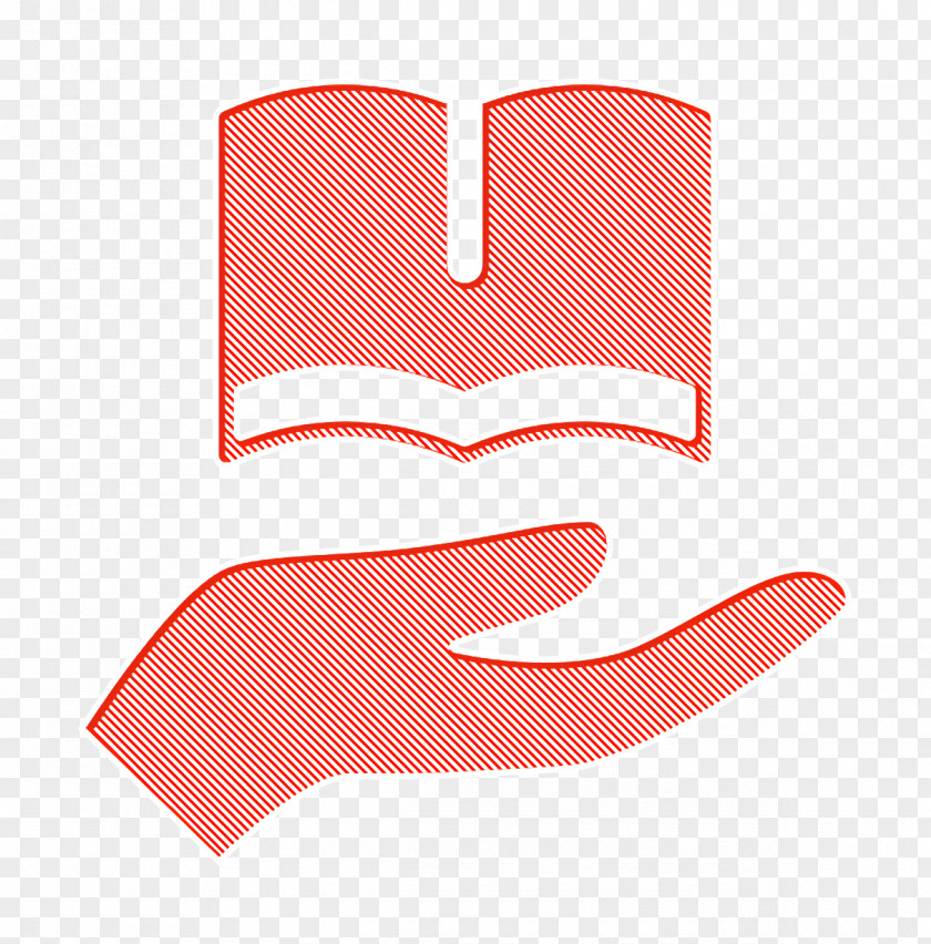 Gestures Icon Hands Holding Up Book PNG