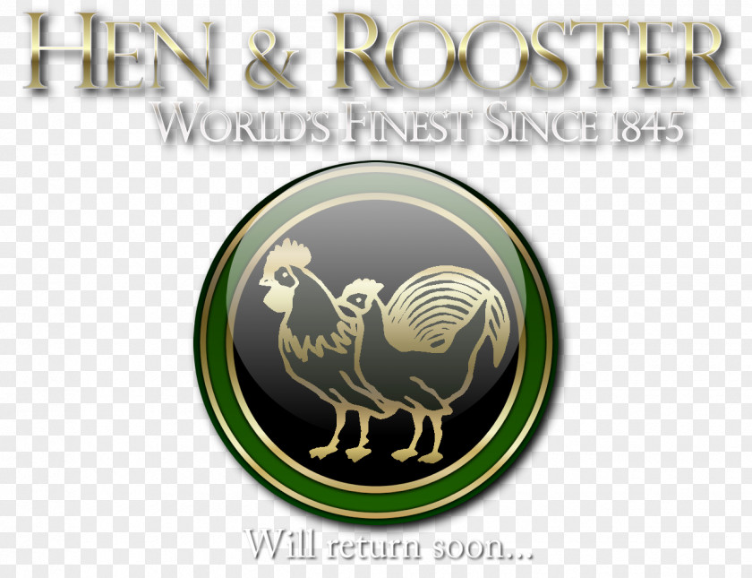 Knife Logo Hen Rooster Brand Font PNG