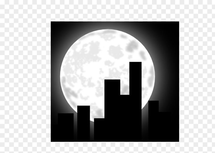 Moonlight Night Clip Art PNG