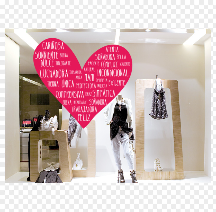 Mother's Day Display Window Poster PNG