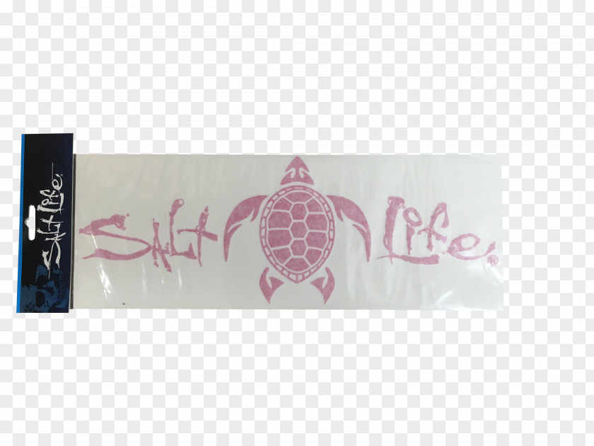 Turtle Label Pink M Sticker Decal PNG