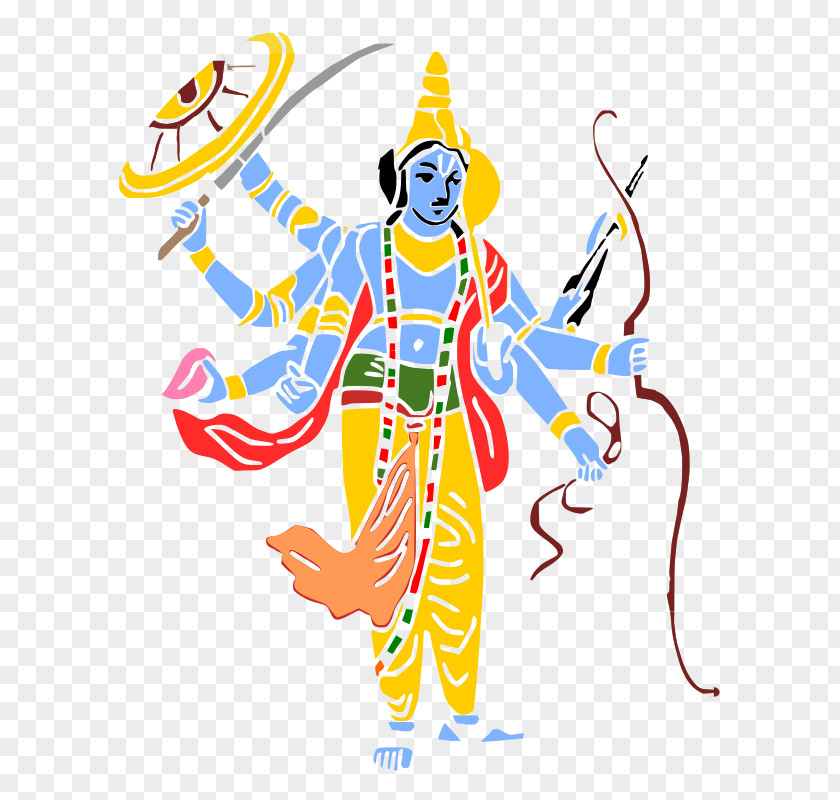 Vishnu Rama Hanuman Shiva Krishna Clip Art PNG