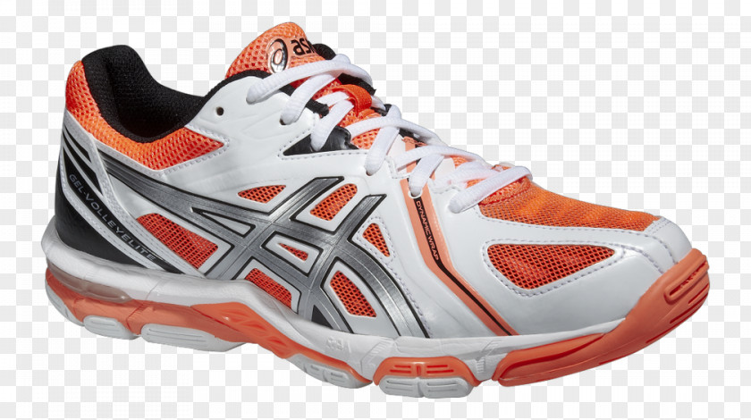 Volleyball ASICS GEL-VOLLEY ELITE 3 MT W BIANCO ARGENTO CORALLO Sports Shoes PNG