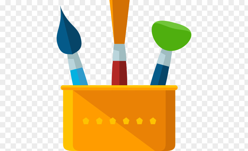 Coloured Cartoon Brush Design Tool Painting PNG
