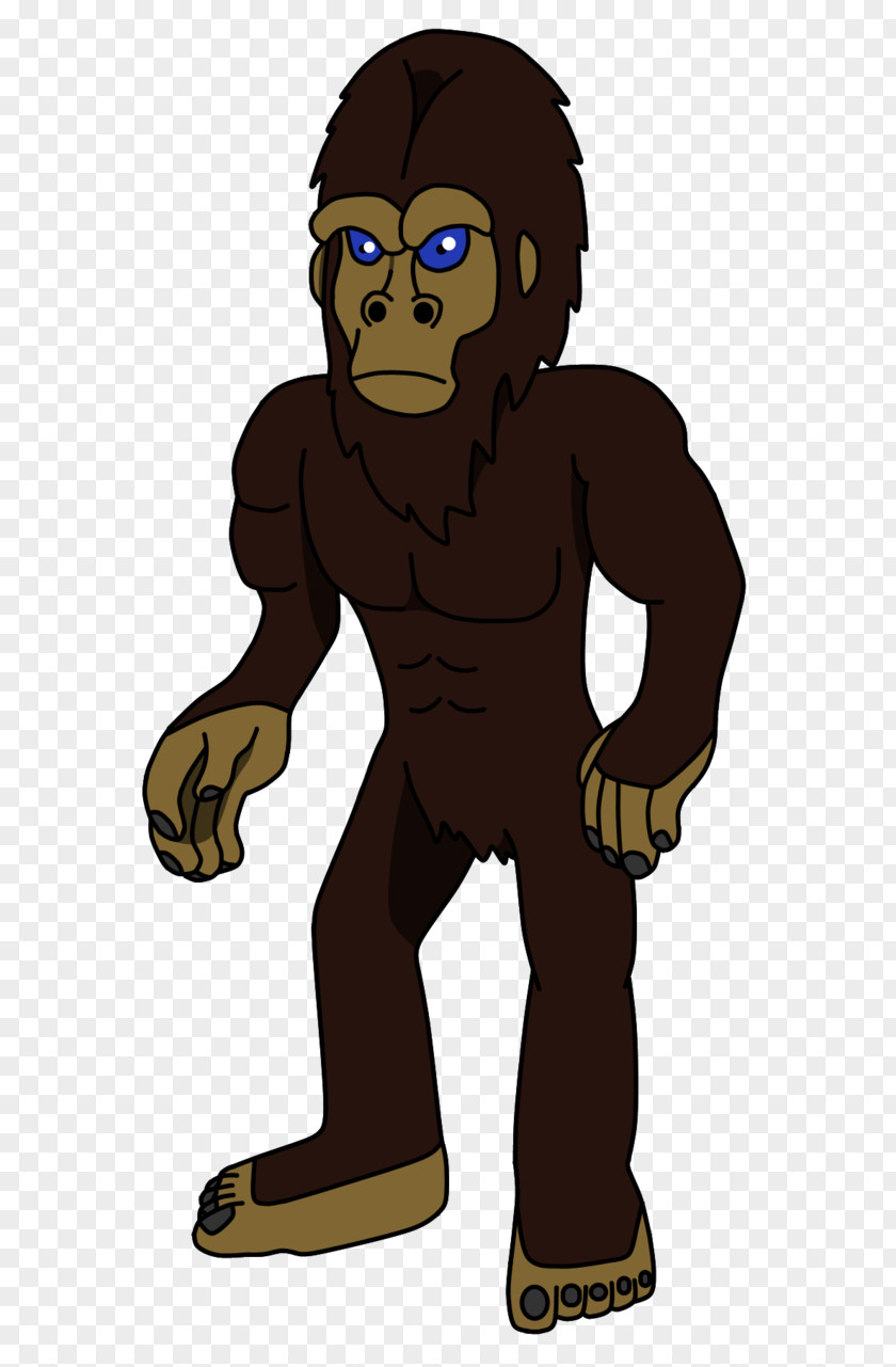 Gorilla Homo Sapiens Carnivora Legendary Creature Animated Cartoon PNG
