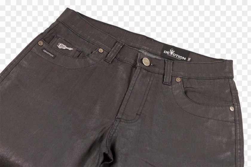 Jeans Denim Shorts Black M PNG