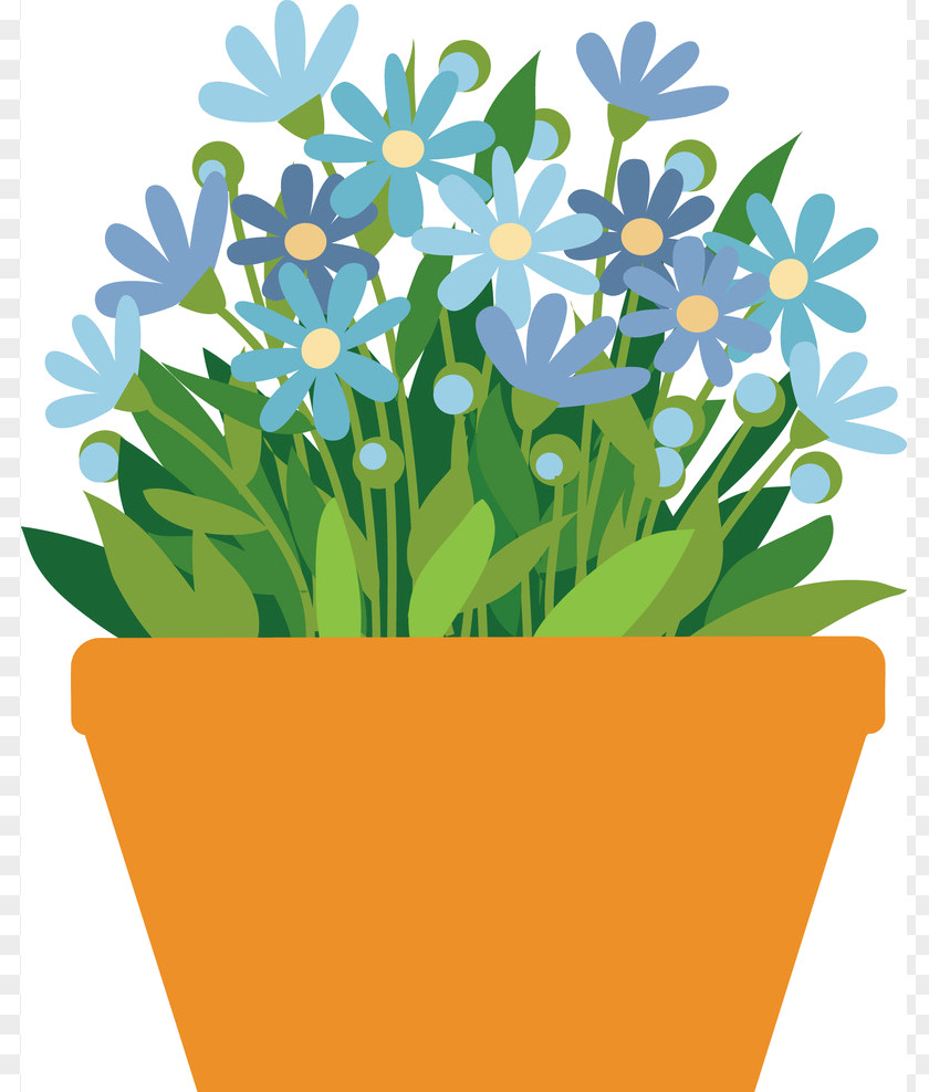 Pot Plant Flowerpot Houseplant Clip Art PNG
