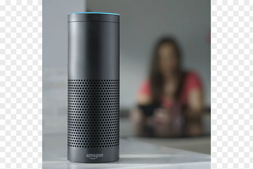 Amazon Echo Amazon.com Alexa Smart Speaker Voice Command Device PNG