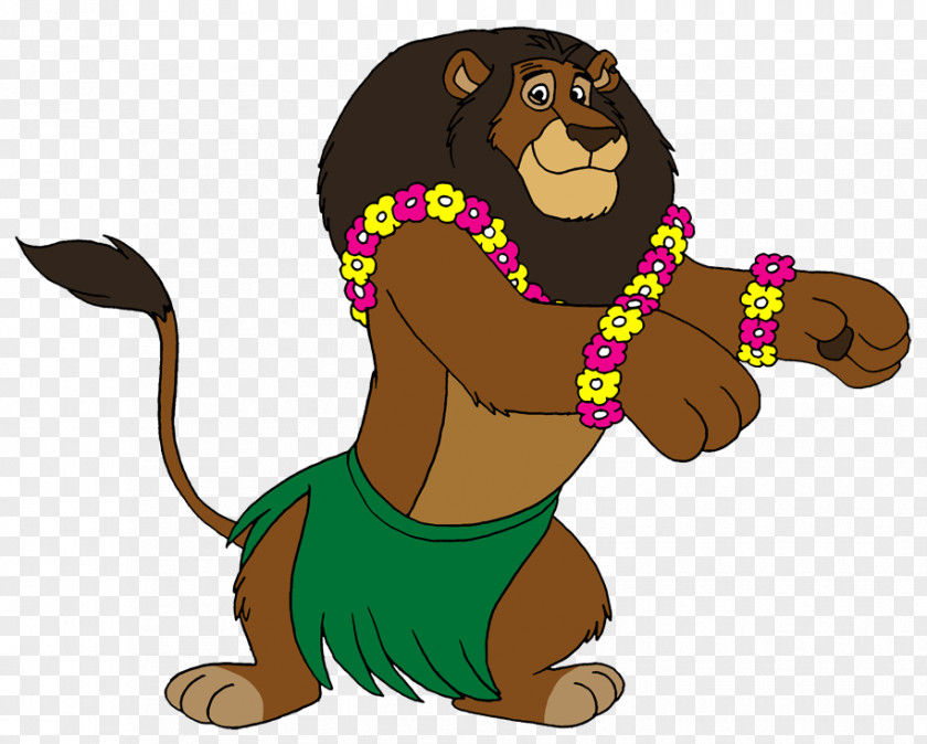 Cartoon Hula Dancer Hawaii Puppy Zuba Clip Art PNG