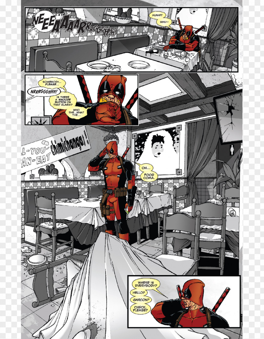 Chimichanga Night Of The Living Deadpool Kills Marvel Universe Comics PNG